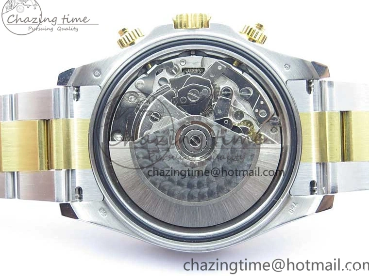 MiroTime 0520 Daytona 116520 SS YG UBF Best Edition Ice Blue MOP Crystal Markers Dial on SS YG Bracelet A Casual 2936